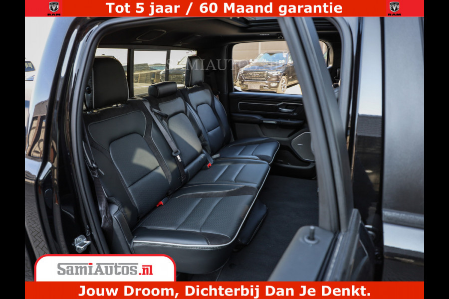 Dodge Ram 1500 Night Premium | De Meest Luxe en Volle Pick-Up in zijn Klasse | Comfortabele Dubbele Cabine met Royale 5 Zitplaatsen | BPM vrij | Nu Leverbaar uit Voorraad | Voorraad Nr 2284 - 3855