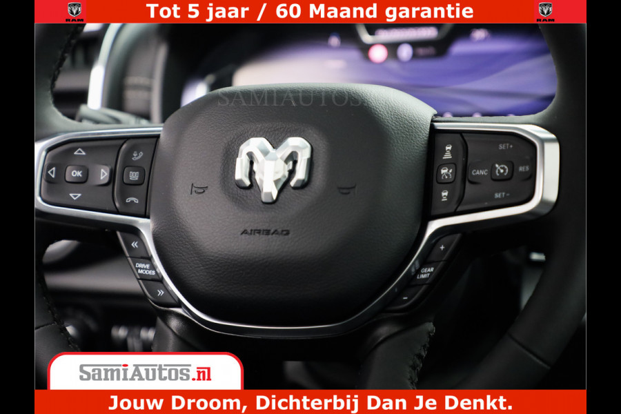 Dodge Ram 1500 Night Premium | De Meest Luxe en Volle Pick-Up in zijn Klasse | Comfortabele Dubbele Cabine met Royale 5 Zitplaatsen | BPM vrij | Nu Leverbaar uit Voorraad | Voorraad Nr 2284 - 3855