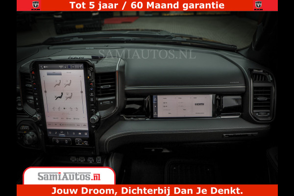 Dodge Ram COBRA EDITION | 1500 Limited Night High Output 540HP 706Nm | Massage + Full Option | De Meest Luxe en Volle Pick-Up in zijn Klas Comfortabele Dubbele Cabine met Royale 5 Zitplaatsen | BPM vrij | Nu Leverbaar uit Voorraad | Voorraad Nr 2368 -  5452 | Cobra package is meerprijs |