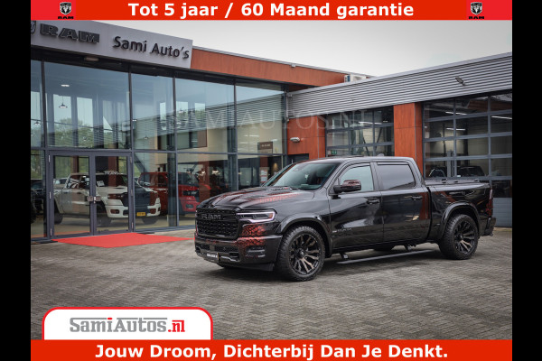 Dodge Ram COBRA EDITION | 1500 Limited Night High Output 540HP 706Nm | Massage + Full Option | De Meest Luxe en Volle Pick-Up in zijn Klas Comfortabele Dubbele Cabine met Royale 5 Zitplaatsen | BPM vrij | Nu Leverbaar uit Voorraad | Voorraad Nr 2368 -  5452 | Cobra package is meerprijs |