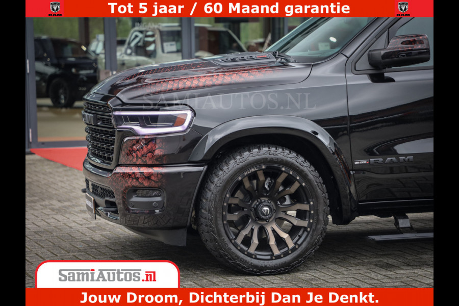 Dodge Ram COBRA EDITION | 1500 Limited Night High Output 540HP 706Nm | Massage + Full Option | De Meest Luxe en Volle Pick-Up in zijn Klas Comfortabele Dubbele Cabine met Royale 5 Zitplaatsen | BPM vrij | Nu Leverbaar uit Voorraad | Voorraad Nr 2368 -  5452 | Cobra package is meerprijs |