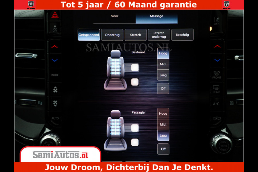 Dodge Ram COBRA EDITION | 1500 Limited Night High Output 540HP 706Nm | Massage + Full Option | De Meest Luxe en Volle Pick-Up in zijn Klas Comfortabele Dubbele Cabine met Royale 5 Zitplaatsen | BPM vrij | Nu Leverbaar uit Voorraad | Voorraad Nr 2368 -  5452 | Cobra package is meerprijs |