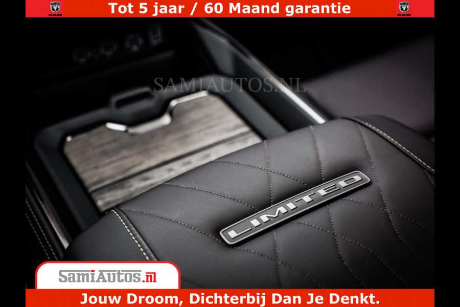 Dodge Ram COBRA EDITION | 1500 Limited Night High Output 540HP 706Nm | Massage + Full Option | De Meest Luxe en Volle Pick-Up in zijn Klas Comfortabele Dubbele Cabine met Royale 5 Zitplaatsen | BPM vrij | Nu Leverbaar uit Voorraad | Voorraad Nr 2368 -  5452 | Cobra package is meerprijs |