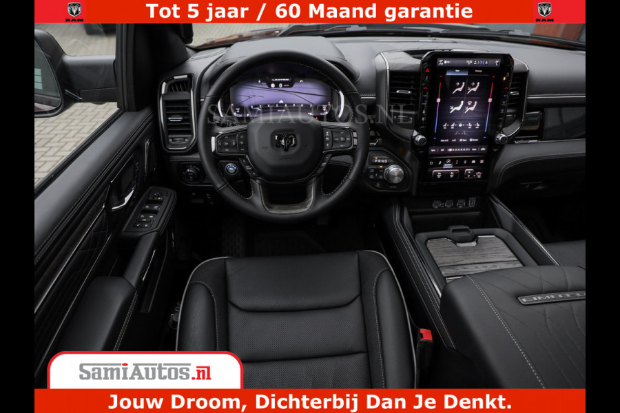 Dodge Ram COBRA EDITION | 1500 Limited Night High Output 540HP 706Nm | Massage + Full Option | De Meest Luxe en Volle Pick-Up in zijn Klas Comfortabele Dubbele Cabine met Royale 5 Zitplaatsen | BPM vrij | Nu Leverbaar uit Voorraad | Voorraad Nr 2368 -  5452 | Cobra package is meerprijs |