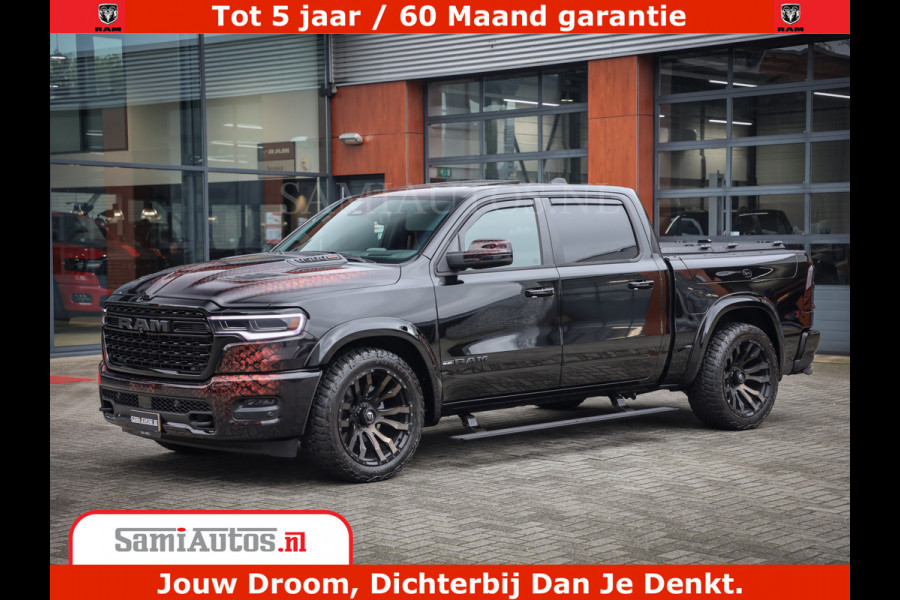 Dodge Ram COBRA EDITION | 1500 Limited Night High Output 540HP 706Nm | Massage + Full Option | De Meest Luxe en Volle Pick-Up in zijn Klas Comfortabele Dubbele Cabine met Royale 5 Zitplaatsen | BPM vrij | Nu Leverbaar uit Voorraad | Voorraad Nr 2368 -  5452 | Cobra package is meerprijs |