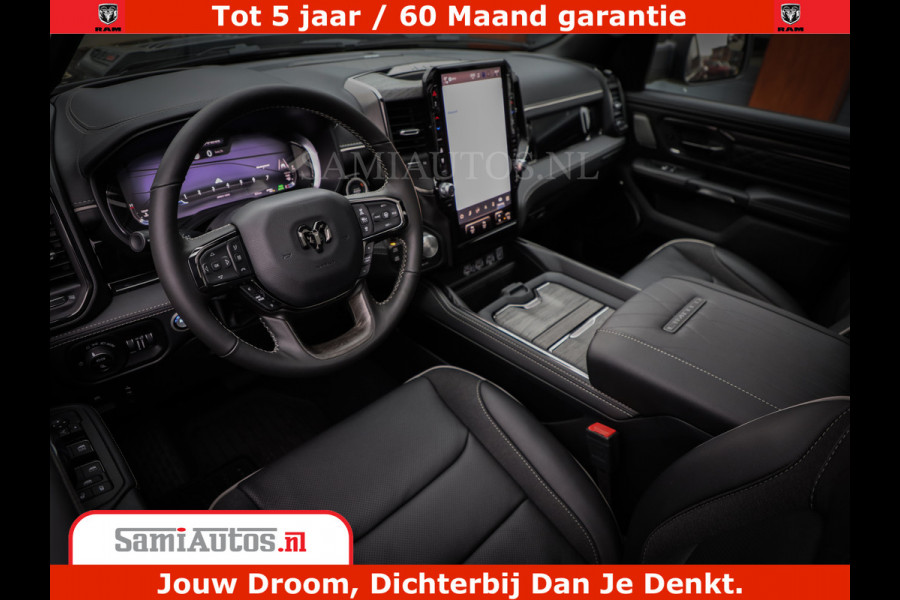 Dodge Ram COBRA EDITION | 1500 Limited Night High Output 540HP 706Nm | Massage + Full Option | De Meest Luxe en Volle Pick-Up in zijn Klas Comfortabele Dubbele Cabine met Royale 5 Zitplaatsen | BPM vrij | Nu Leverbaar uit Voorraad | Voorraad Nr 2368 -  5452 | Cobra package is meerprijs |