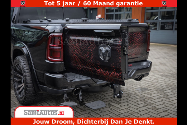 Dodge Ram COBRA EDITION | 1500 Limited Night High Output 540HP 706Nm | Massage + Full Option | De Meest Luxe en Volle Pick-Up in zijn Klas Comfortabele Dubbele Cabine met Royale 5 Zitplaatsen | BPM vrij | Nu Leverbaar uit Voorraad | Voorraad Nr 2368 -  5452 | Cobra package is meerprijs |