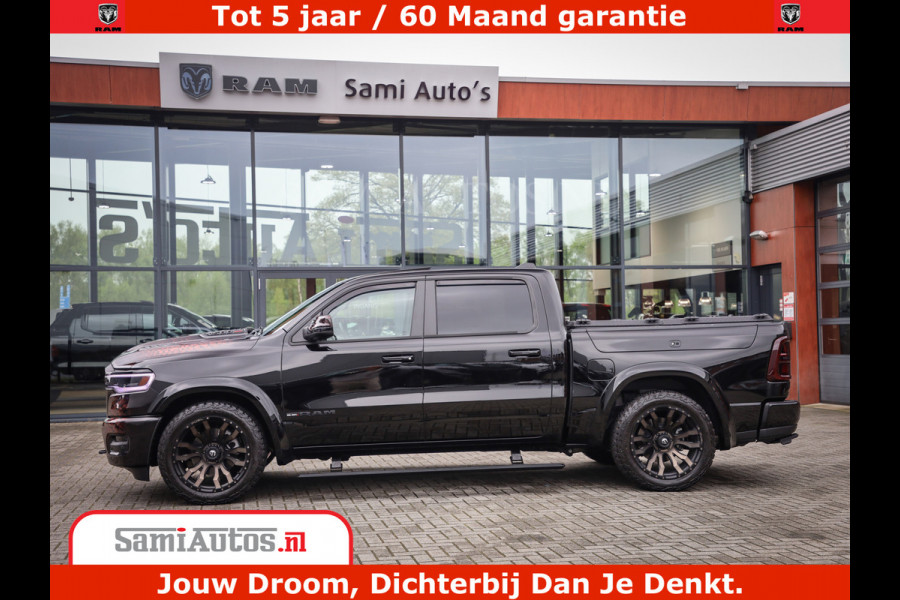 Dodge Ram COBRA EDITION | 1500 Limited Night High Output 540HP 706Nm | Massage + Full Option | De Meest Luxe en Volle Pick-Up in zijn Klas Comfortabele Dubbele Cabine met Royale 5 Zitplaatsen | BPM vrij | Nu Leverbaar uit Voorraad | Voorraad Nr 2368 -  5452 | Cobra package is meerprijs |