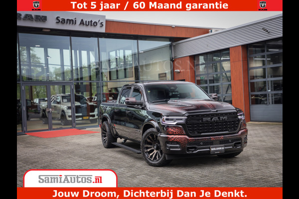 Dodge Ram COBRA EDITION | 1500 Limited Night High Output 540HP 706Nm | Massage + Full Option | De Meest Luxe en Volle Pick-Up in zijn Klas Comfortabele Dubbele Cabine met Royale 5 Zitplaatsen | BPM vrij | Nu Leverbaar uit Voorraad | Voorraad Nr 2368 -  5452 | Cobra package is meerprijs |
