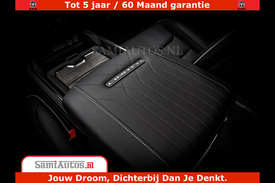 Dodge Ram COBRA EDITION | 1500 Limited Night High Output 540HP 706Nm | Massage + Full Option | De Meest Luxe en Volle Pick-Up in zijn Klas Comfortabele Dubbele Cabine met Royale 5 Zitplaatsen | BPM vrij | Nu Leverbaar uit Voorraad | Voorraad Nr 2368 -  5452 | Cobra package is meerprijs |