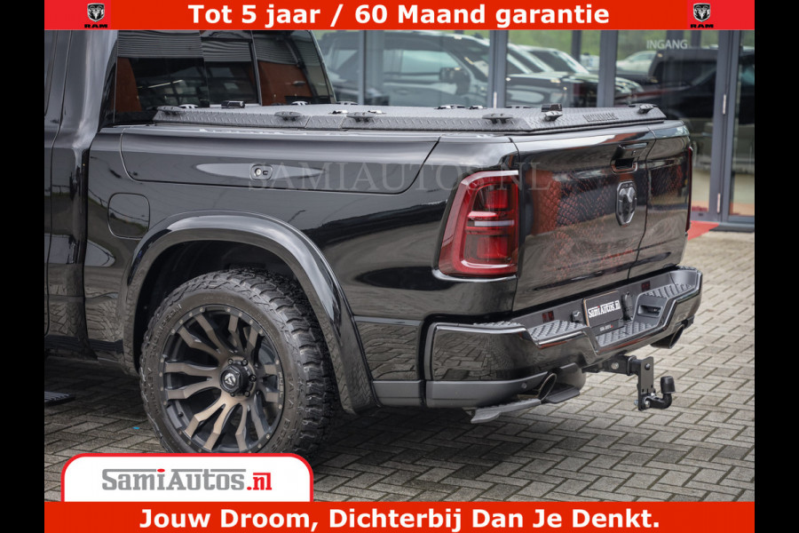 Dodge Ram COBRA EDITION | 1500 Limited Night High Output 540HP 706Nm | Massage + Full Option | De Meest Luxe en Volle Pick-Up in zijn Klas Comfortabele Dubbele Cabine met Royale 5 Zitplaatsen | BPM vrij | Nu Leverbaar uit Voorraad | Voorraad Nr 2368 -  5452 | Cobra package is meerprijs |