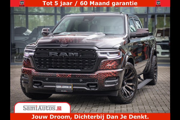 Dodge Ram COBRA EDITION | 1500 Limited Night High Output 540HP 706Nm | Massage + Full Option | De Meest Luxe en Volle Pick-Up in zijn Klas Comfortabele Dubbele Cabine met Royale 5 Zitplaatsen | BPM vrij | Nu Leverbaar uit Voorraad | Voorraad Nr 2368 -  5452 | Cobra package is meerprijs |