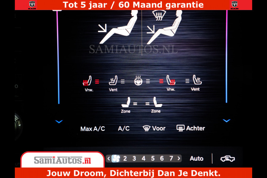 Dodge Ram COBRA EDITION | 1500 Limited Night High Output 540HP 706Nm | Massage + Full Option | De Meest Luxe en Volle Pick-Up in zijn Klas Comfortabele Dubbele Cabine met Royale 5 Zitplaatsen | BPM vrij | Nu Leverbaar uit Voorraad | Voorraad Nr 2368 -  5452 | Cobra package is meerprijs |