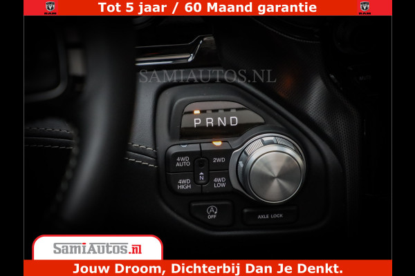 Dodge Ram COBRA EDITION | 1500 Limited Night High Output 540HP 706Nm | Massage + Full Option | De Meest Luxe en Volle Pick-Up in zijn Klas Comfortabele Dubbele Cabine met Royale 5 Zitplaatsen | BPM vrij | Nu Leverbaar uit Voorraad | Voorraad Nr 2368 -  5452 | Cobra package is meerprijs |