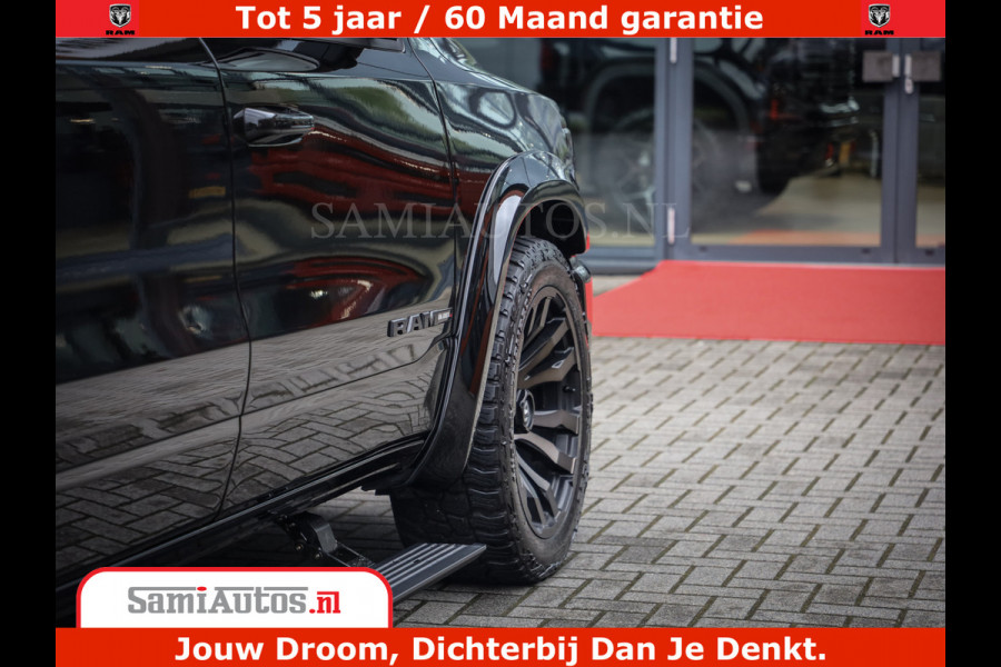 Dodge Ram COBRA EDITION | 1500 Limited Night High Output 540HP 706Nm | Massage + Full Option | De Meest Luxe en Volle Pick-Up in zijn Klas Comfortabele Dubbele Cabine met Royale 5 Zitplaatsen | BPM vrij | Nu Leverbaar uit Voorraad | Voorraad Nr 2368 -  5452 | Cobra package is meerprijs |