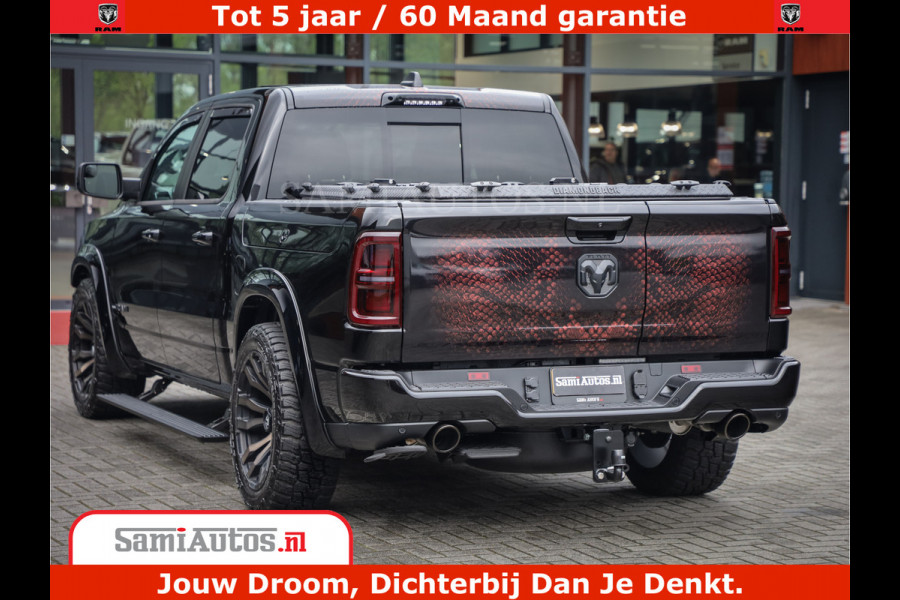 Dodge Ram COBRA EDITION | 1500 Limited Night High Output 540HP 706Nm | Massage + Full Option | De Meest Luxe en Volle Pick-Up in zijn Klas Comfortabele Dubbele Cabine met Royale 5 Zitplaatsen | BPM vrij | Nu Leverbaar uit Voorraad | Voorraad Nr 2368 -  5452 | Cobra package is meerprijs |