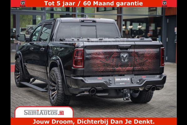 Dodge Ram COBRA EDITION | 1500 Limited Night High Output 540HP 706Nm | Massage + Full Option | De Meest Luxe en Volle Pick-Up in zijn Klas Comfortabele Dubbele Cabine met Royale 5 Zitplaatsen | BPM vrij | Nu Leverbaar uit Voorraad | Voorraad Nr 2368 -  5452 | Cobra package is meerprijs |