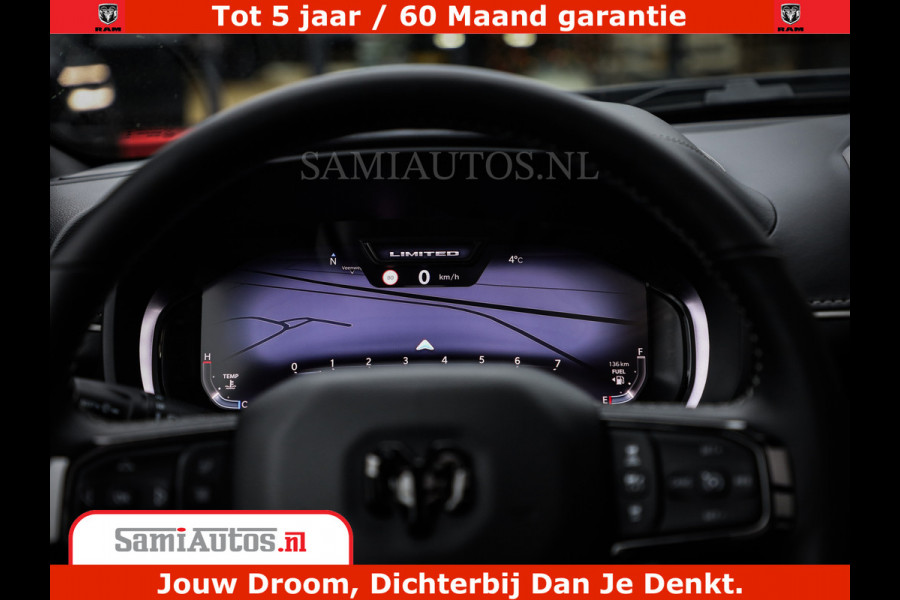 Dodge Ram COBRA EDITION | 1500 Limited Night High Output 540HP 706Nm | Massage + Full Option | De Meest Luxe en Volle Pick-Up in zijn Klas Comfortabele Dubbele Cabine met Royale 5 Zitplaatsen | BPM vrij | Nu Leverbaar uit Voorraad | Voorraad Nr 2368 -  5452 | Cobra package is meerprijs |