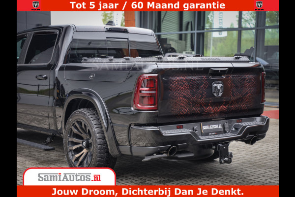 Dodge Ram COBRA EDITION | 1500 Limited Night High Output 540HP 706Nm | Massage + Full Option | De Meest Luxe en Volle Pick-Up in zijn Klas Comfortabele Dubbele Cabine met Royale 5 Zitplaatsen | BPM vrij | Nu Leverbaar uit Voorraad | Voorraad Nr 2368 -  5452 | Cobra package is meerprijs |