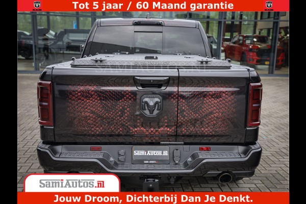 Dodge Ram COBRA EDITION | 1500 Limited Night High Output 540HP 706Nm | Massage + Full Option | De Meest Luxe en Volle Pick-Up in zijn Klas Comfortabele Dubbele Cabine met Royale 5 Zitplaatsen | BPM vrij | Nu Leverbaar uit Voorraad | Voorraad Nr 2368 -  5452 | Cobra package is meerprijs |