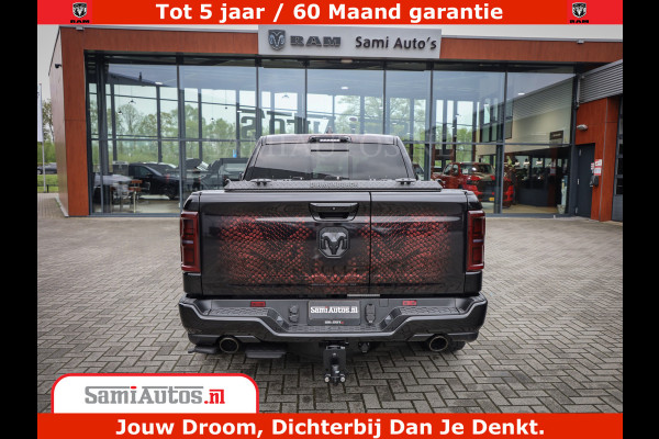 Dodge Ram COBRA EDITION | 1500 Limited Night High Output 540HP 706Nm | Massage + Full Option | De Meest Luxe en Volle Pick-Up in zijn Klas Comfortabele Dubbele Cabine met Royale 5 Zitplaatsen | BPM vrij | Nu Leverbaar uit Voorraad | Voorraad Nr 2368 -  5452 | Cobra package is meerprijs |