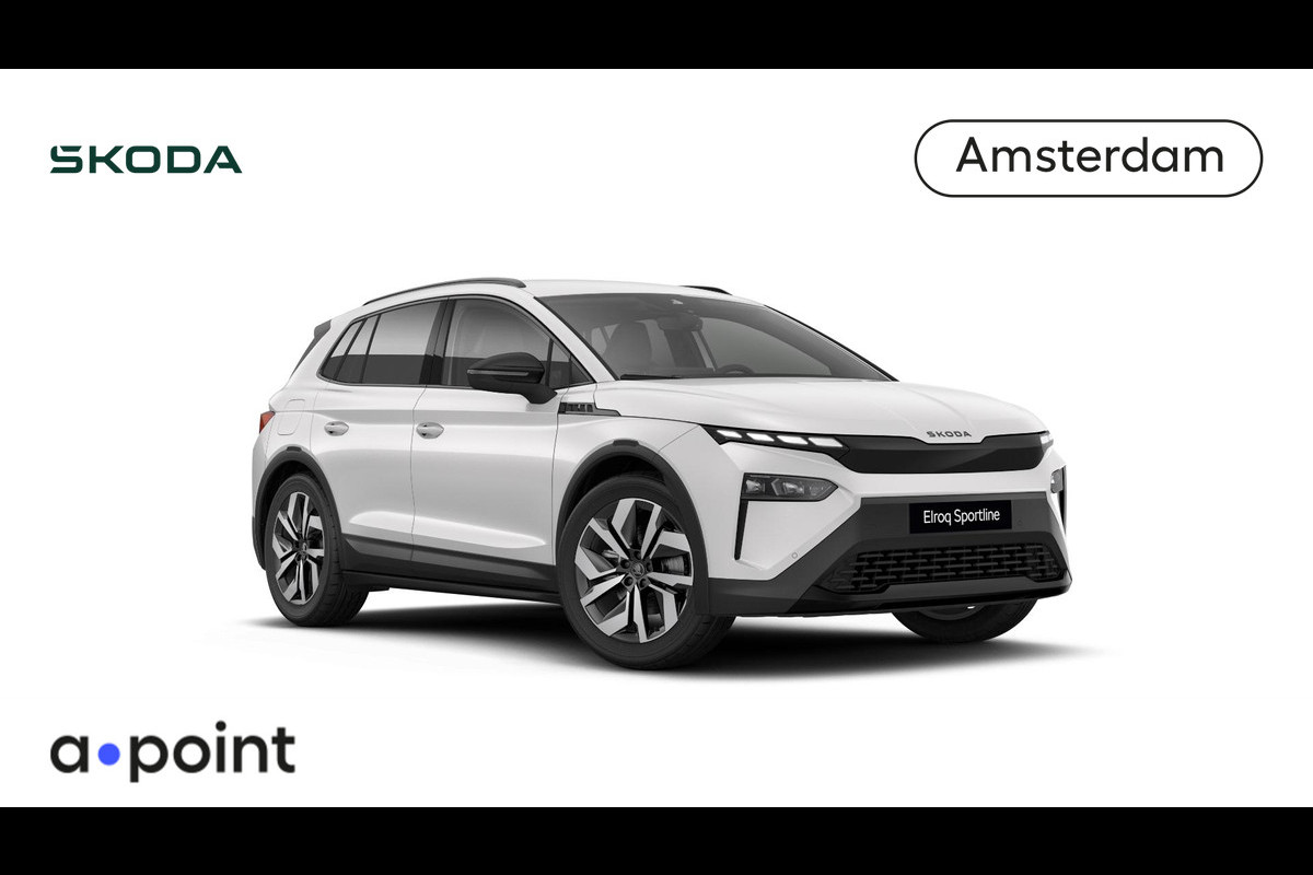 Škoda Elroq 60 Sportline 204 pk | Business upgrade pakket - PLUS | Trekhaak wegklapbaar Škoda Elroq 60 Sportline 204 pk | Business upgrade pakket - PLUS | Trekhaak wegklapbaar