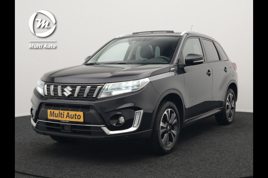 Suzuki Vitara 1.5 Hybrid Style Dealer O.H. | Panodak | Adaptive Cruise | Alcantara Sportstoelen Verwarmd | Navigatie | Camera | Stoelverwarming | Apple Carplay | DAB |
