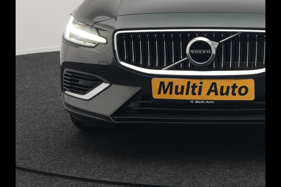 Volvo V60 T8 Recharge AWD Inscription Plug In Hybrid 392pk Dealer O.H. PHEV | Panodak | Adaptive cruise | Lederen Sportstoelen Memory & Massage | Pilot Assist | Harman Kardon | Apple Carplay | Camera | Keyless | Stoel & Stuurverwarming | L.M. 19" | Virtual |