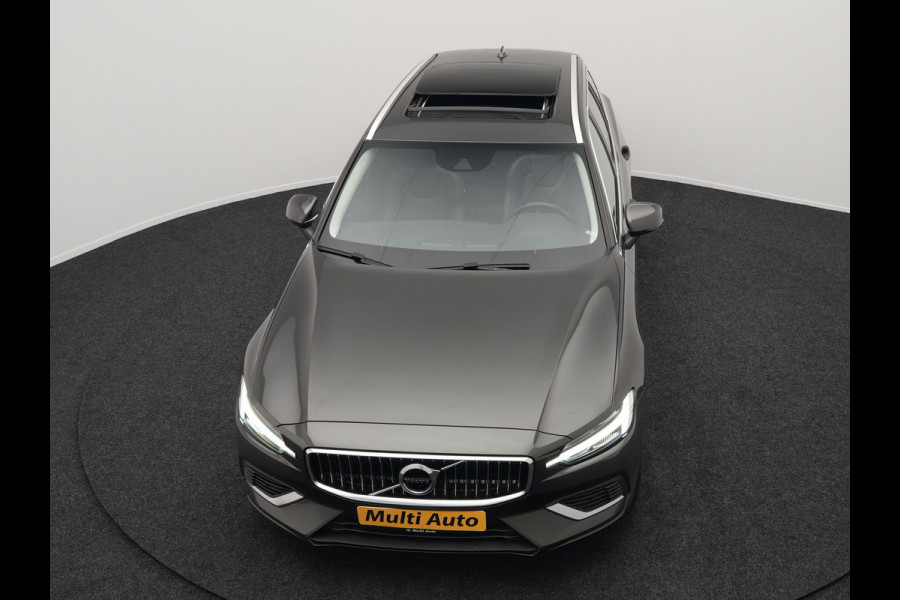 Volvo V60 T8 Recharge AWD Inscription Plug In Hybrid 392pk Dealer O.H. PHEV | Panodak | Adaptive cruise | Lederen Sportstoelen Memory & Massage | Pilot Assist | Harman Kardon | Apple Carplay | Camera | Keyless | Stoel & Stuurverwarming | L.M. 19" | Virtual |