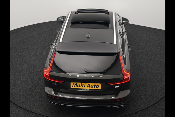 Volvo V60 T8 Recharge AWD Inscription Plug In Hybrid 392pk Dealer O.H. PHEV | Panodak | Adaptive cruise | Lederen Sportstoelen Memory & Massage | Pilot Assist | Harman Kardon | Apple Carplay | Camera | Keyless | Stoel & Stuurverwarming | L.M. 19" | Virtual |