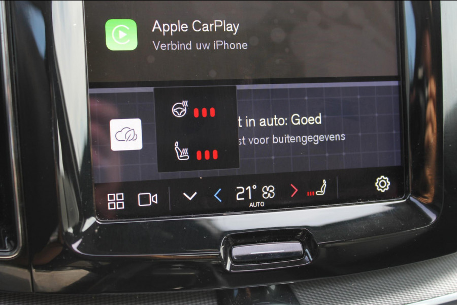 Volvo XC60 T6 350PK Automaat Plug-in hybrid AWD Plus Dark Apple Carplay / Adaptive cruise control / Panorama dak / Elektrisch bedienbare bestuurderstoel met geheugen / Keyless Entry / Elektrische achterklep