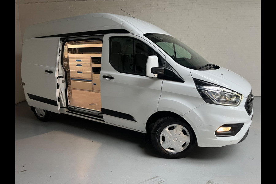 Ford Transit Custom SERVICEWAGEN LANG/ HOOG 320 2.0 TDCI EURO6 L2H2 TREND, SORTIMO INRICHTING ,V230 OMVORMER, RIJKLAARPRIJS