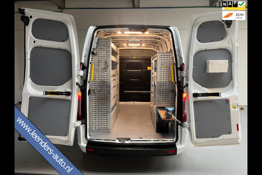 Ford Transit Custom SERVICEWAGEN LANG/ HOOG 320 2.0 TDCI EURO6 L2H2 TREND, SORTIMO INRICHTING ,V230 OMVORMER, RIJKLAARPRIJS