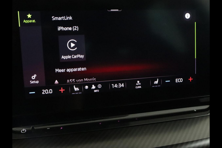 Škoda Octavia 1.4 TSI RS iV PHEV | Head-Up | Stoel & stuurverwarming | Adaptive cruise | Standkachel | Matrix LED | Massage | Alcantara | Camera | Carplay | Memory | Canton Sound | Virtual Cockpit | Side Assist