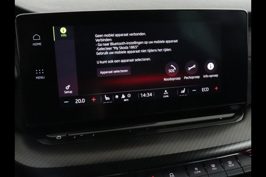 Škoda Octavia 1.4 TSI RS iV PHEV | Head-Up | Stoel & stuurverwarming | Adaptive cruise | Standkachel | Matrix LED | Massage | Alcantara | Camera | Carplay | Memory | Canton Sound | Virtual Cockpit | Side Assist
