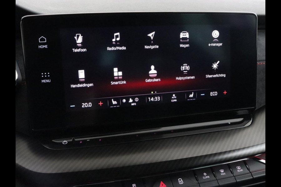 Škoda Octavia 1.4 TSI RS iV PHEV | Head-Up | Stoel & stuurverwarming | Adaptive cruise | Standkachel | Matrix LED | Massage | Alcantara | Camera | Carplay | Memory | Canton Sound | Virtual Cockpit | Side Assist