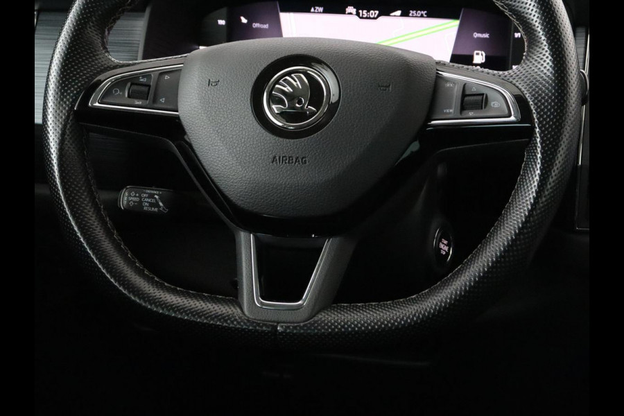 Škoda Kodiaq 1.5 TSI Business Edition | Panoramadak | Stoelverwarming | Adaptive cruise | Trekhaak | Virtual Cockpit | Canton Sound | Keyless | Camera | Navigatie | Carplay | 19'' lichtmetalen velgen