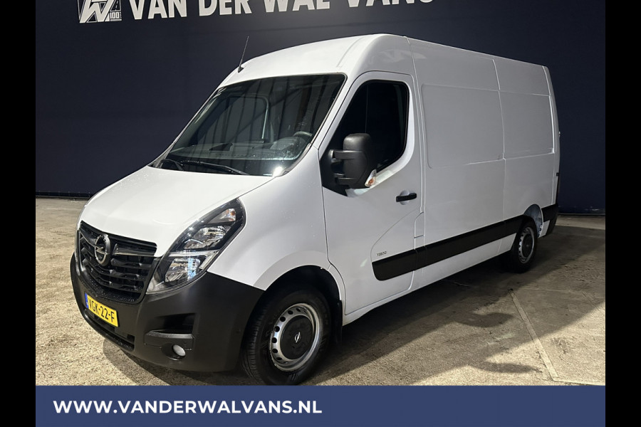 Opel Movano 2.3 Turbo 150pk L2H2 Euro6 Airco | Leder | 2500kg Trekhaak | Navigatie | Camera cruisecontrol, parkeersensoren, LED, bijrijdersbank