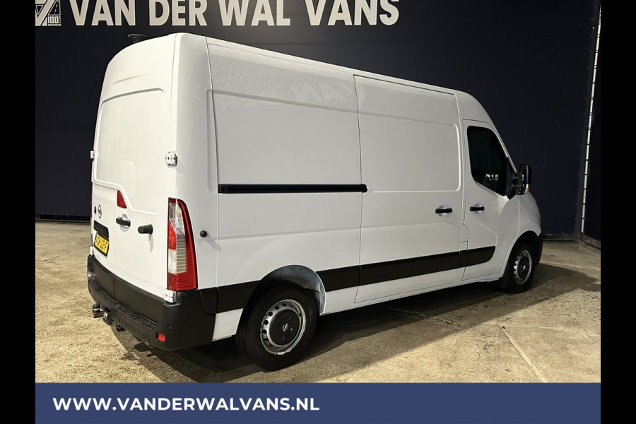 Opel Movano 2.3 Turbo 150pk L2H2 Euro6 Airco | Leder | 2500kg Trekhaak | Navigatie | Camera cruisecontrol, parkeersensoren, LED, bijrijdersbank