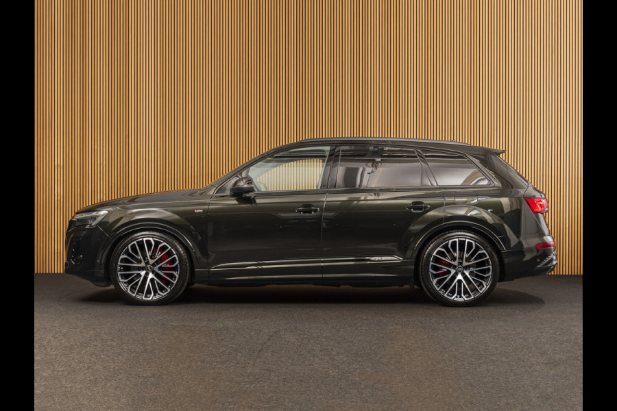 Audi Q7 60 TFSI e quattro DARK OLIVE GREEN - ADVANCED ONDST-B&O-MASSAGE-PANO-22"