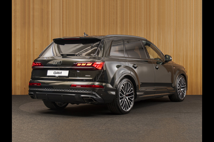 Audi Q7 60 TFSI e quattro DARK OLIVE GREEN - ADVANCED ONDST-B&O-MASSAGE-PANO-22"