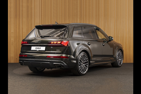 Audi Q7 60 TFSI e quattro DARK OLIVE GREEN - ADVANCED ONDST-B&O-MASSAGE-PANO-22"