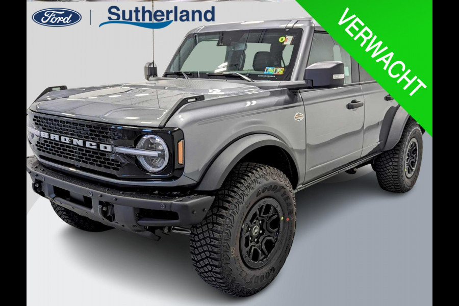 Ford Bronco 2.7 Badlands | V6 336PK | Carbonized Grey | Afneembare trekhaak | Grijs kenteken | Prijs ex. BTW | Speciale wielen en accessoires zie tekst | Ombouw grijs kenteken - 2 zitplaatsen