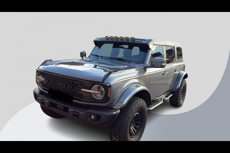 Ford Bronco 2.7 Badlands | V6 336PK | Carbonized Grey | Afneembare trekhaak | Grijs kenteken | Prijs ex. BTW | Speciale wielen en accessoires zie tekst | Ombouw grijs kenteken - 2 zitplaatsen