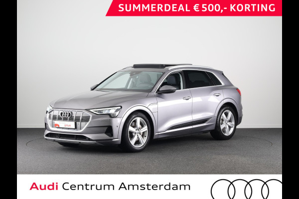 Audi e-tron e-tron 50 quattro Launch edition plus 71 kWh 313pk | Panoramadak | Lederen bekleding | Adaptieve cruise controle | Elektrisch verstelbare voorstoelen | Memory