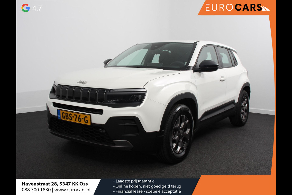 Jeep Avenger Longitude 54 kWh | Navigatie | Apple Carplay/ Android Auto | Parkeersensor achter | Cruise Control | Stoelverwarming | Full LED | Virtual Cockpit | Climate Control