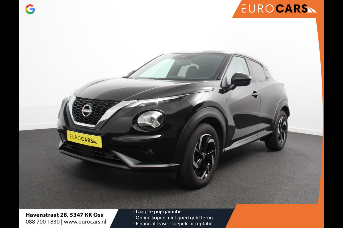 Nissan Juke 1.0 DIG-T N-Connecta Climate control Cruise control Achteruitrijcamera Keyless Navigatie LED Verwarmde voorstoelen Verwarmd stuurwiel Parkeersensoren Apple Carplay/ Android Auto Nissan Juke 1.0 DIG-T N-Connecta Climate control Cruise control Achteruitrijcamera Keyless Navigatie LED Verwarmde voorstoelen Verwarmd stuurwiel Parkeersensoren Apple Carplay/ Android Auto