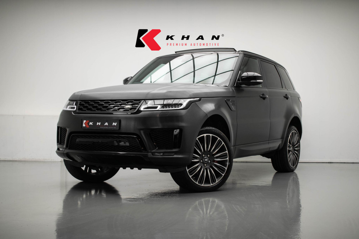Land Rover Range Rover Sport P400e HSE Dynamic Stealth |Pano|Head Up|Luchtvering|Koelkast|TV/Entertainment schermen Land Rover Range Rover Sport P400e HSE Dynamic Stealth |Pano|Head Up|Luchtvering|Koelkast|TV/Entertainment schermen
