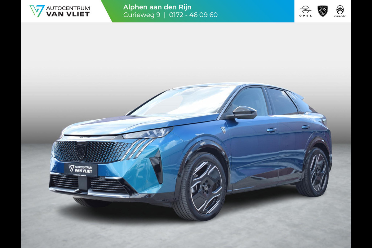 Peugeot E-3008 GT 73 kWh SCHUIF- KANTELDAK | 360 CAMERA MET SENSOREN | NAVI & CARPLAY | ALCANTARA Peugeot E-3008 GT 73 kWh SCHUIF- KANTELDAK | 360 CAMERA MET SENSOREN | NAVI & CARPLAY | ALCANTARA
