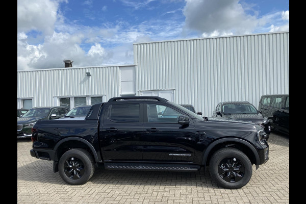 Ford Ranger 2.3 PHEV Stormtrak Double Cab 281pk | Zuid | 5 persoons! | Technology Pack Plus Trailer | Cargo Area Pack | Power Rollertop | Prijs excl. BTW incl. BPM | laadkabel mode 3 16A